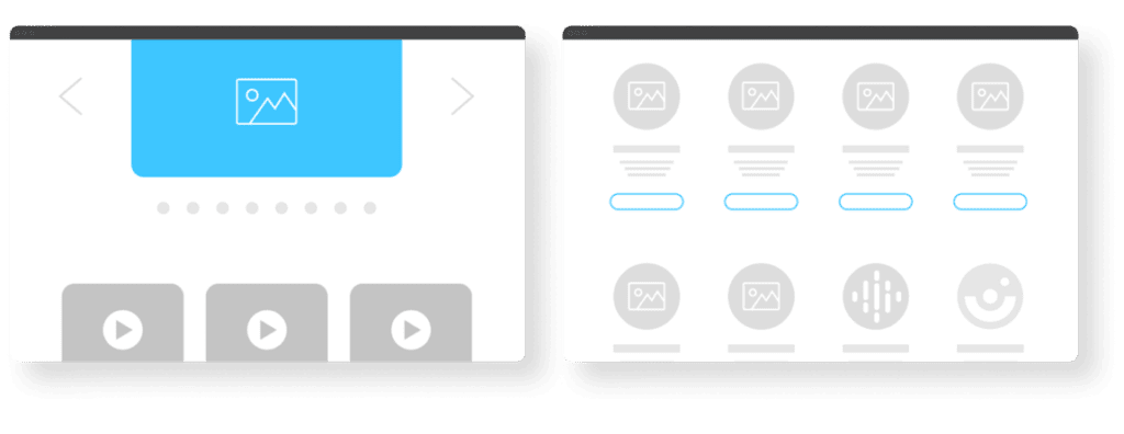 Gazela w Laponii – wireframe a návrh obsahovej štruktúry