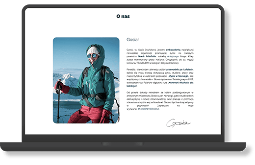 Gazela w Laponii – refresh dizajnu webu