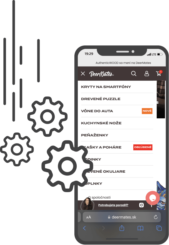 DeerMates – návrh technického riešenia e-shopu