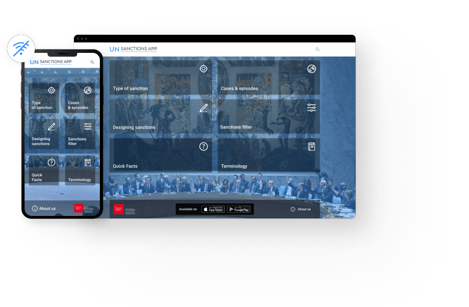 UN Sanctions APP – natívna mobilná aplikácia pre iOS a Android